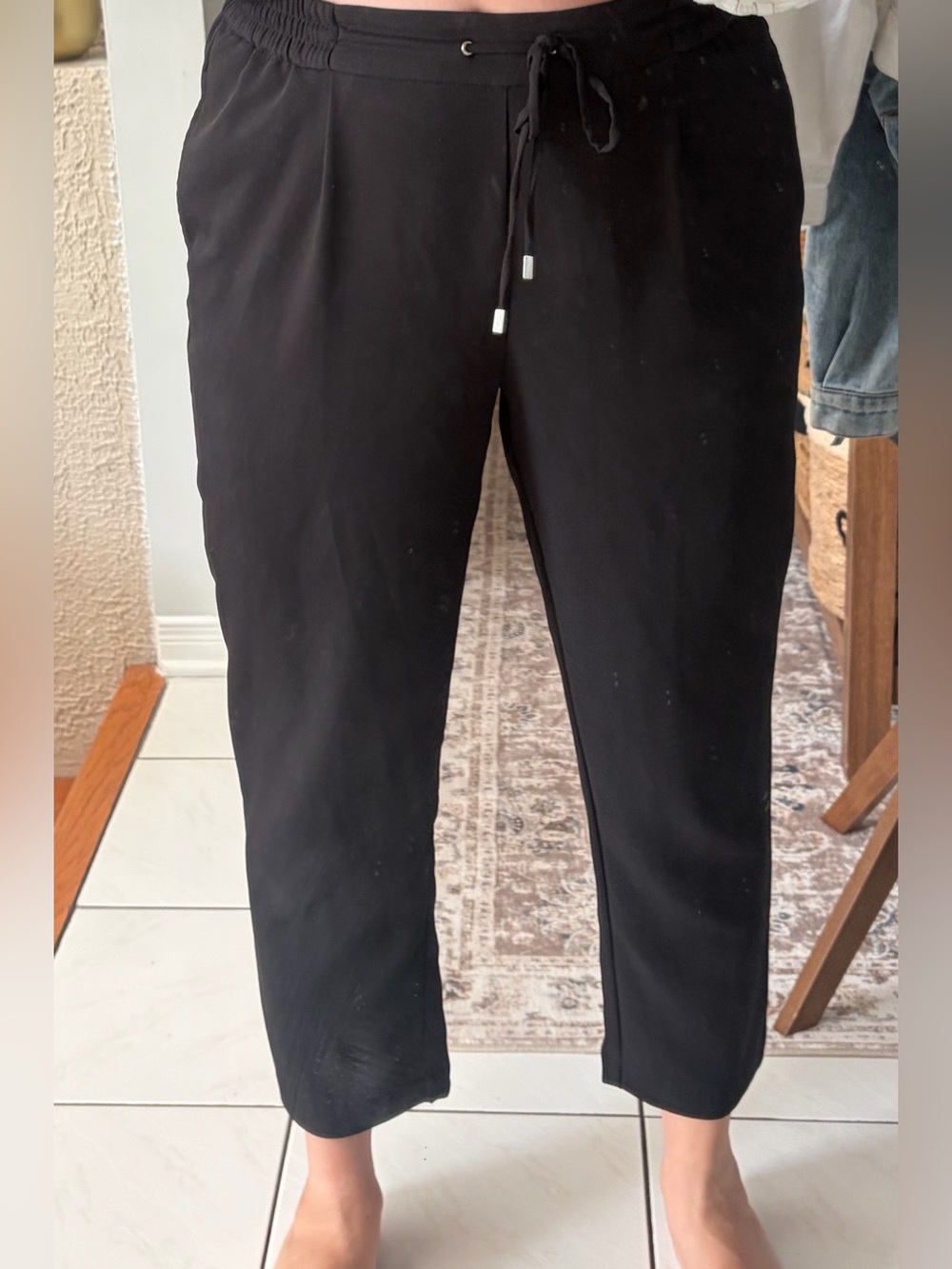 Women’s Black Drawstring Pants